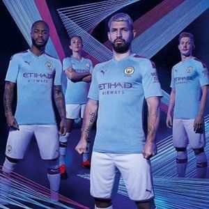 Like New 2019-2020 Manchester City Home Kit Jersey